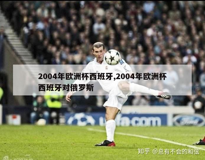 2004年欧洲杯西班牙,2004年欧洲杯西班牙对俄罗斯