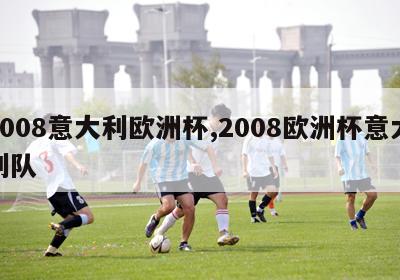 2008意大利欧洲杯,2008欧洲杯意大利队