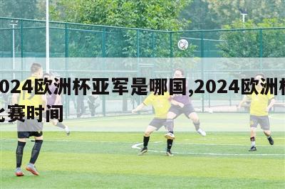 2024欧洲杯亚军是哪国,2024欧洲杯比赛时间