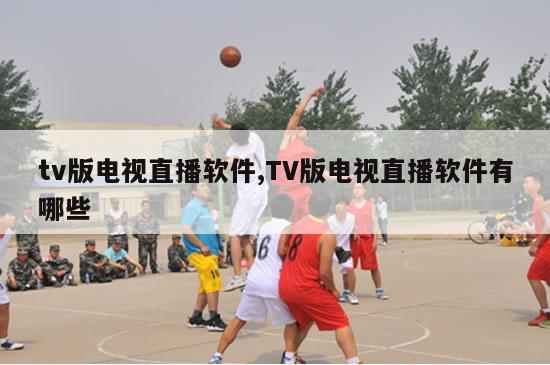 tv版电视直播软件,TV版电视直播软件有哪些